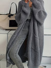 Women's Relaxed V-Neck Button-Up Cardigan