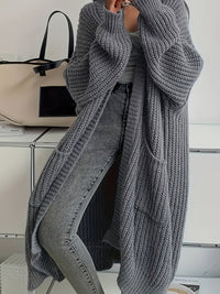 Women's Relaxed V-Neck Button-Up Cardigan