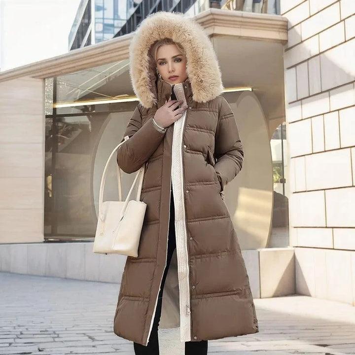 Women's Designer Winter Parka – Fur Hood