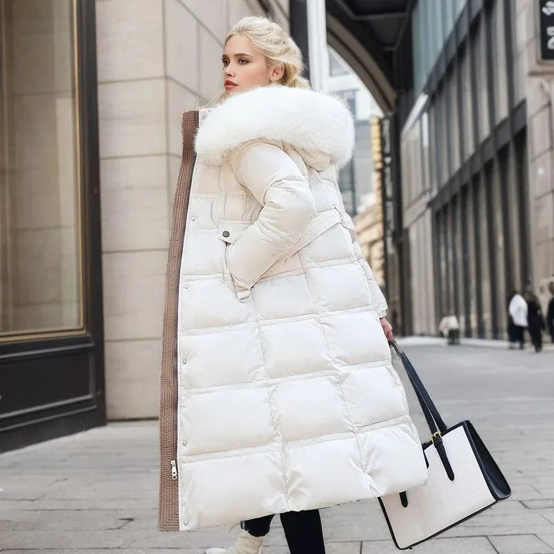 Women's Designer Winter Parka – Fur Hood