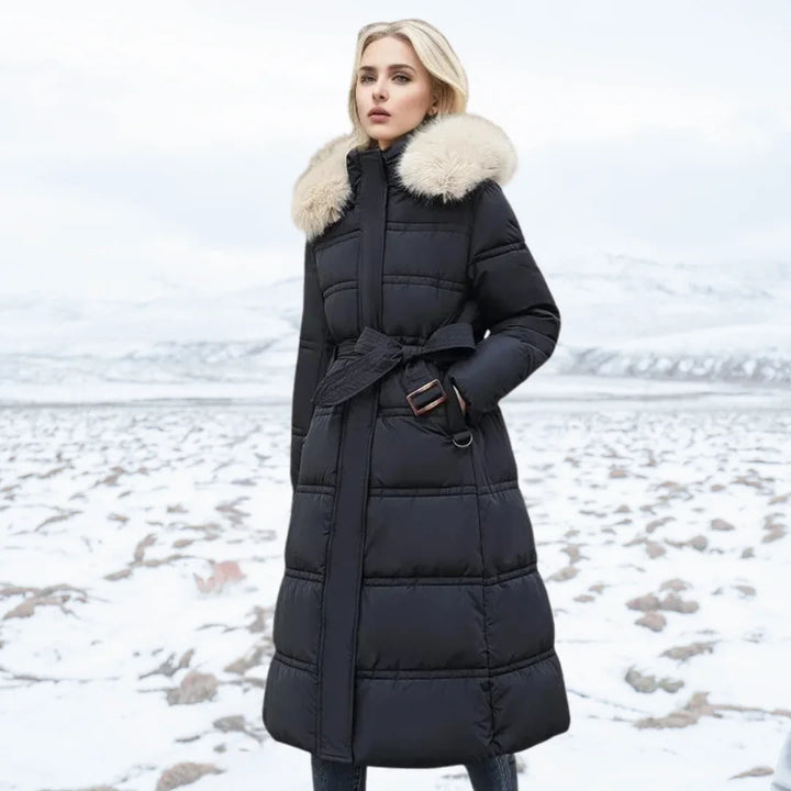 Women's Designer Winter Parka – Fur Hood
