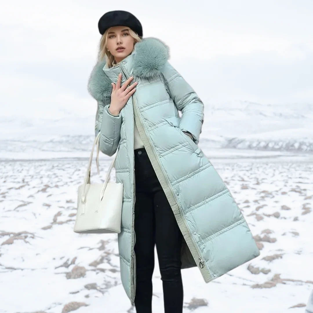 Women's Designer Winter Parka – Fur Hood