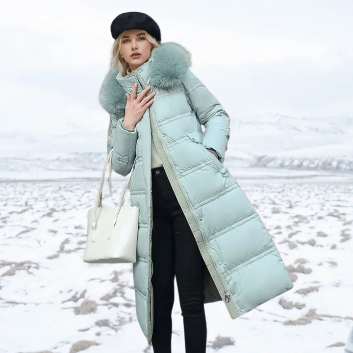 Women's Designer Winter Parka – Fur Hood
