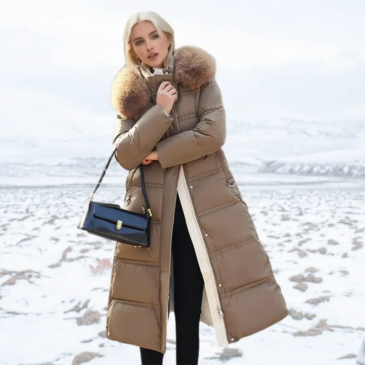Women's Designer Winter Parka – Fur Hood
