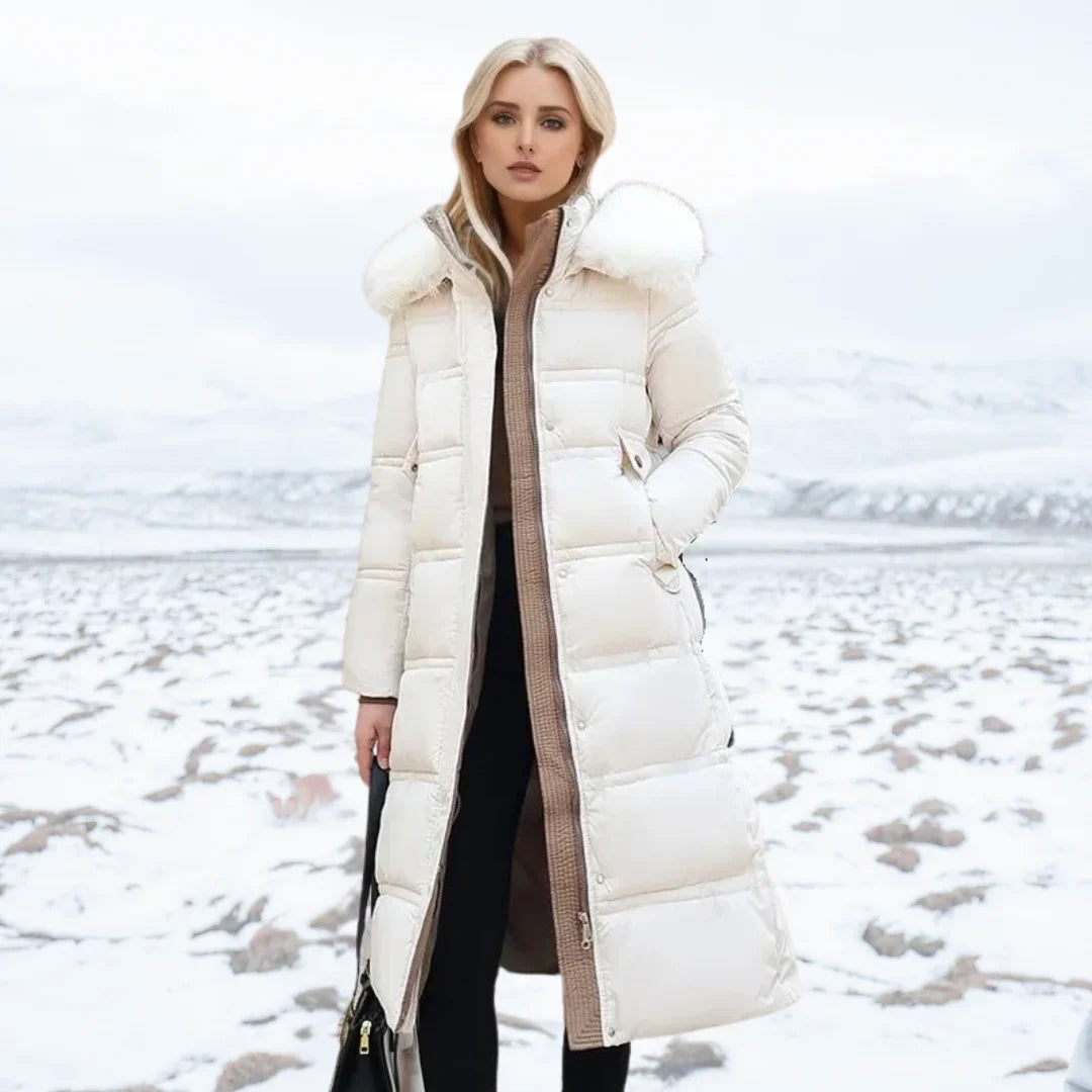 Women's Designer Winter Parka – Fur Hood
