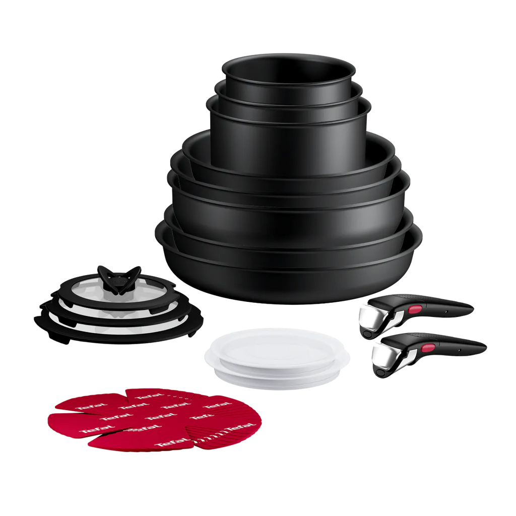 Ingenio Simplicity L838SM44 22-Piece Pan Set - Black