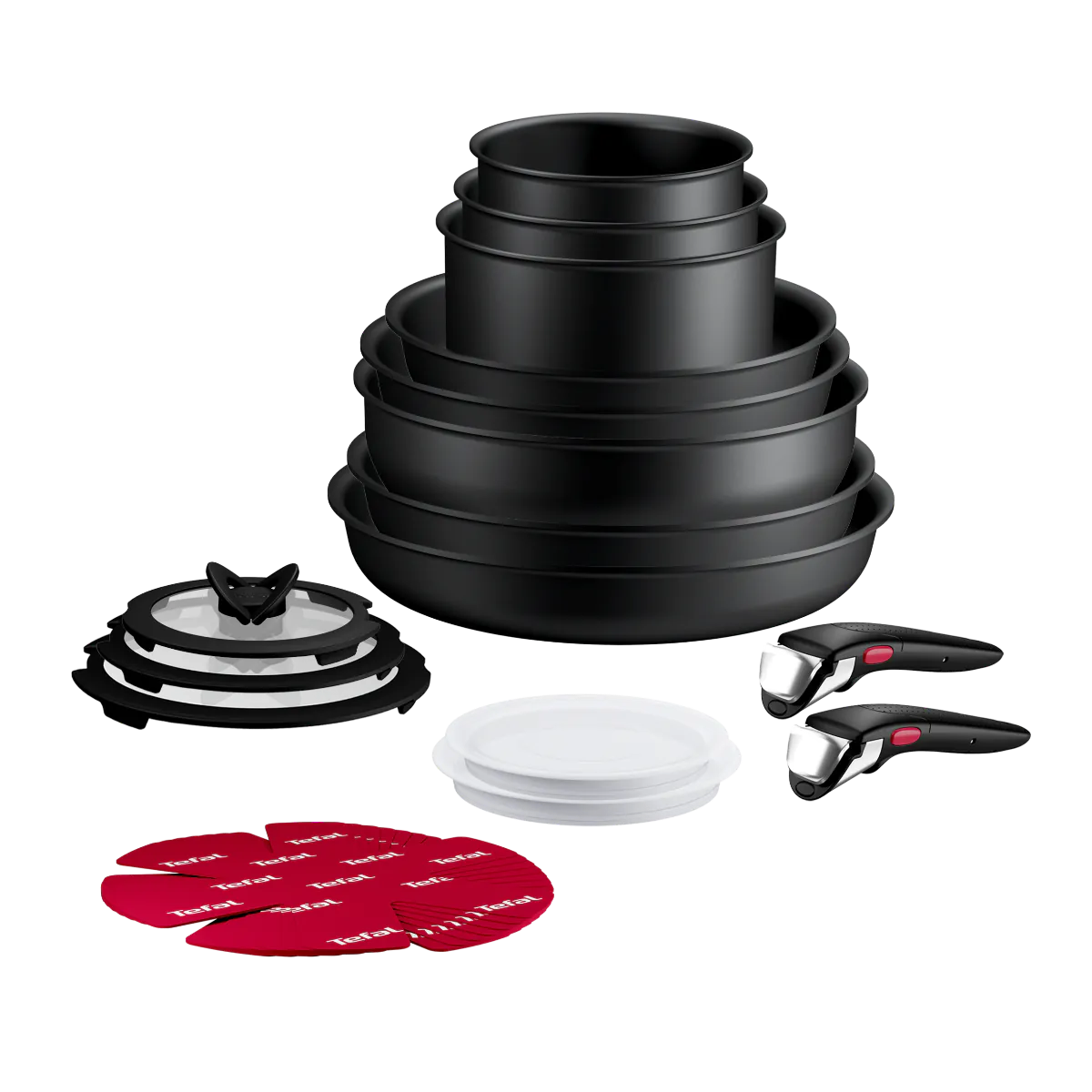 Ingenio Simplicity L838SM44 22-Piece Pan Set - Black