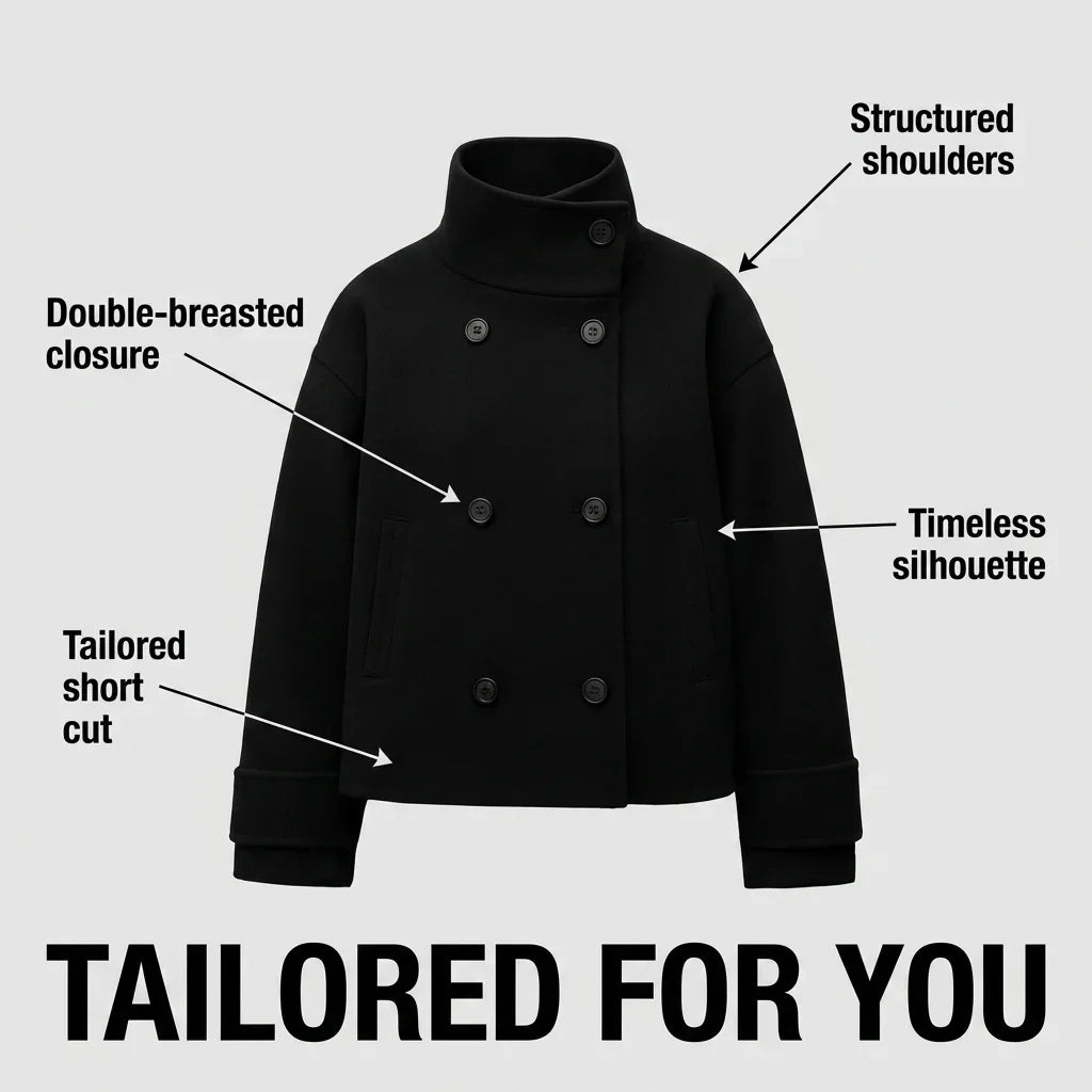 Women's Double-Breasted Short Coat