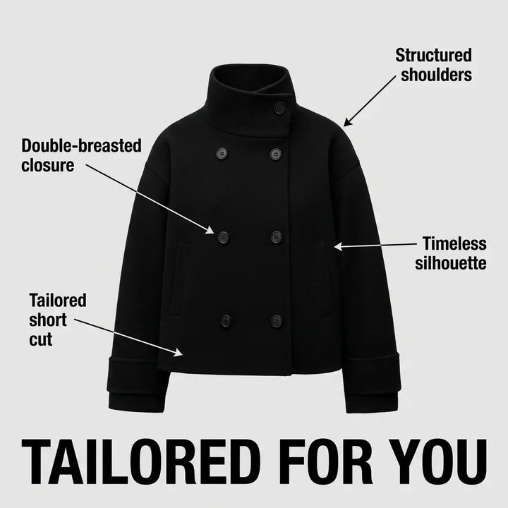 Women's Double-Breasted Short Coat