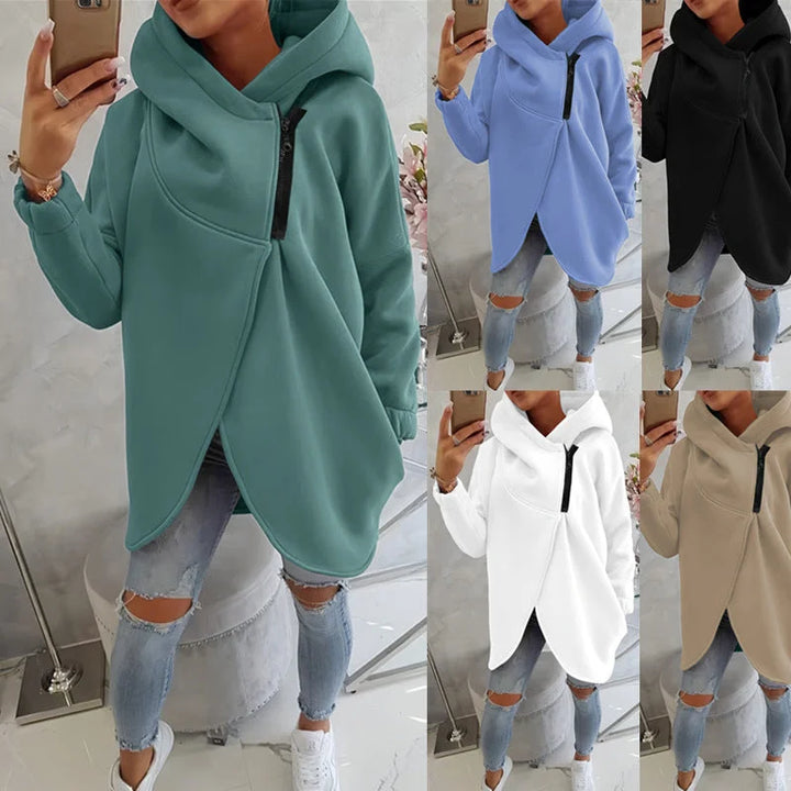 Women's Oversized Jumper – Cowl Neck Fleece