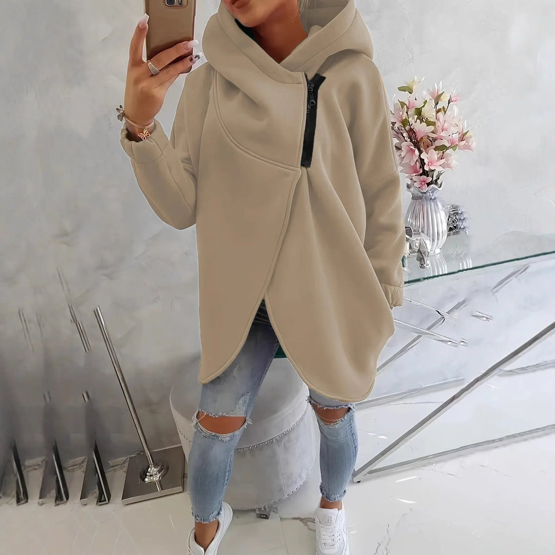 Women's Oversized Jumper – Cowl Neck Fleece