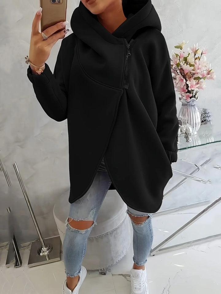 Women's Oversized Jumper – Cowl Neck Fleece