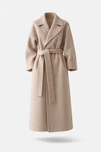 Women's Long Belted Trench Coat