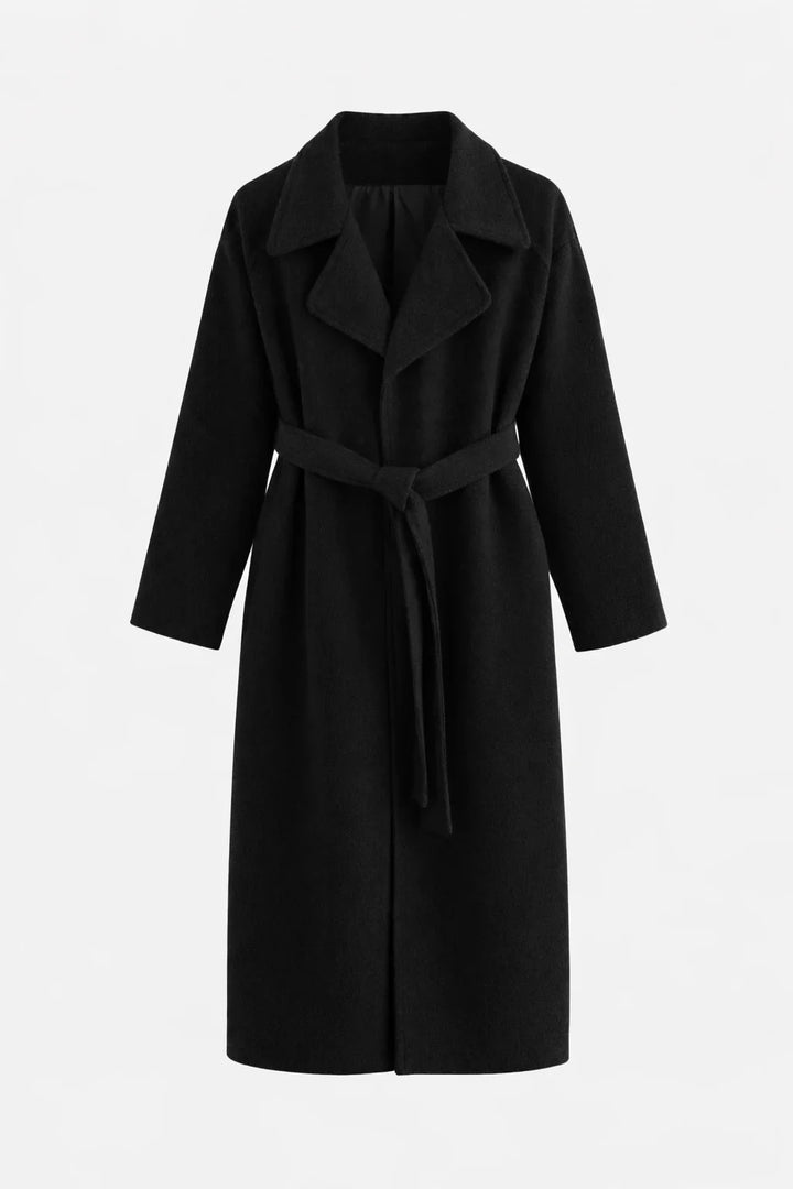 Women's Long Belted Trench Coat
