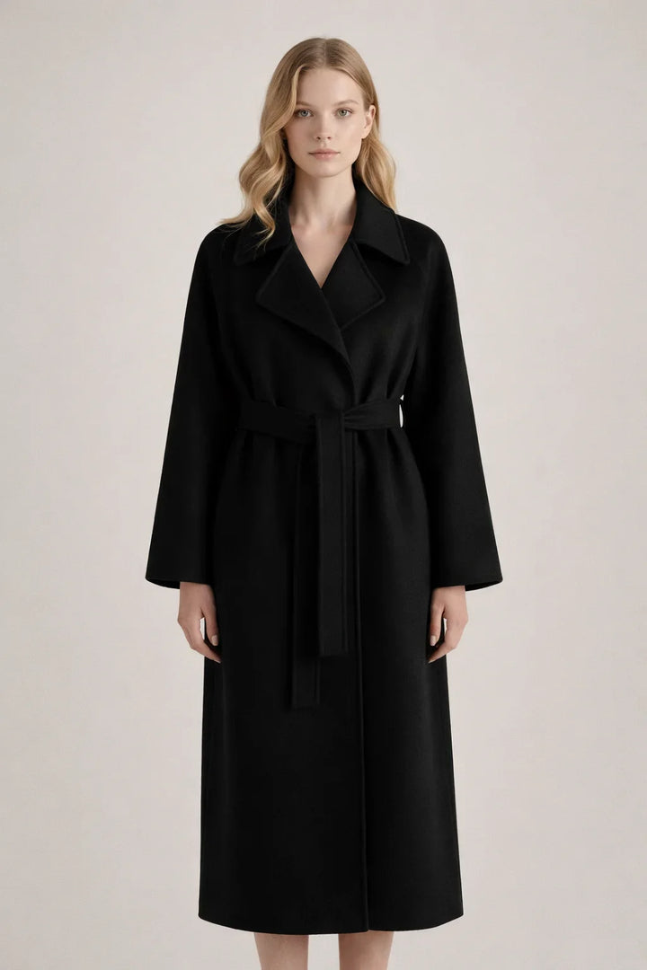 Women's Long Belted Trench Coat