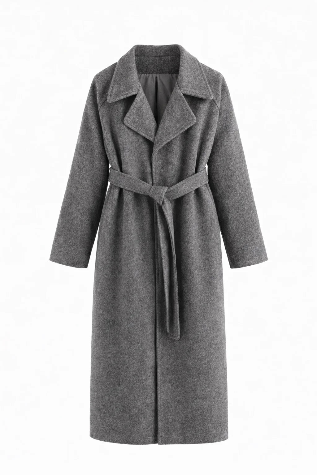 Women's Long Belted Trench Coat