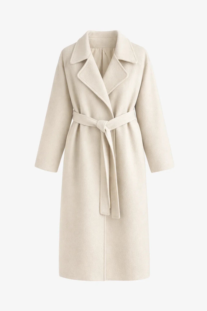 Women's Long Belted Trench Coat