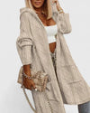 Women's Cable Knit Open-Front Cardigan
