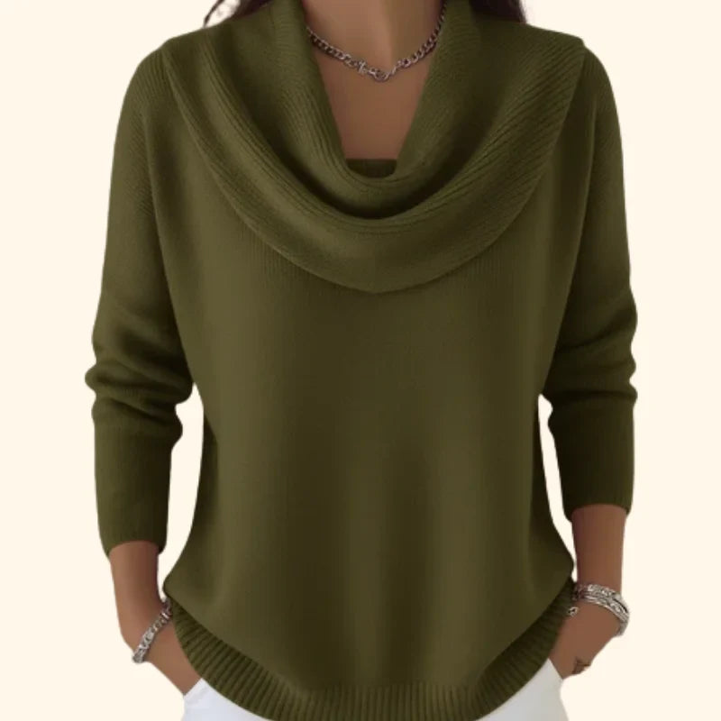 Women's Knit Jumper – Cowl Neck