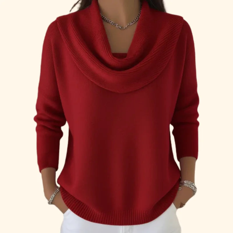Women's Knit Jumper – Cowl Neck