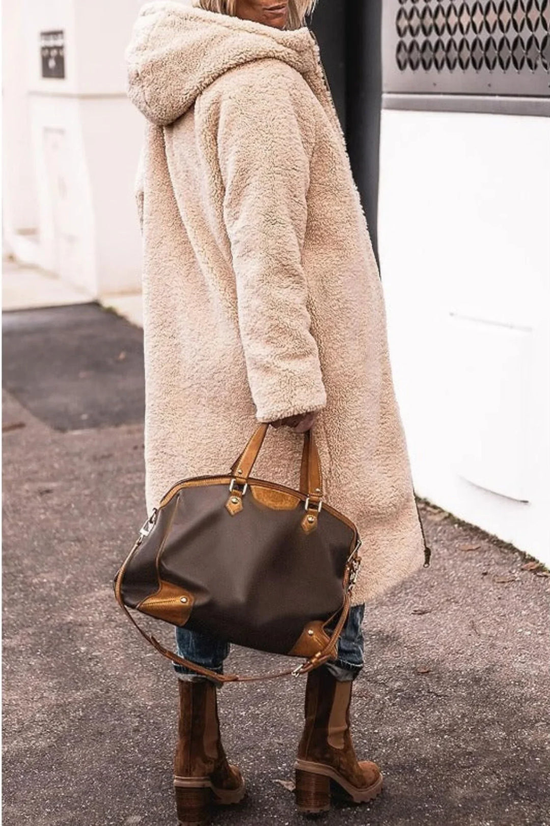 Women's Long Reversible Coat