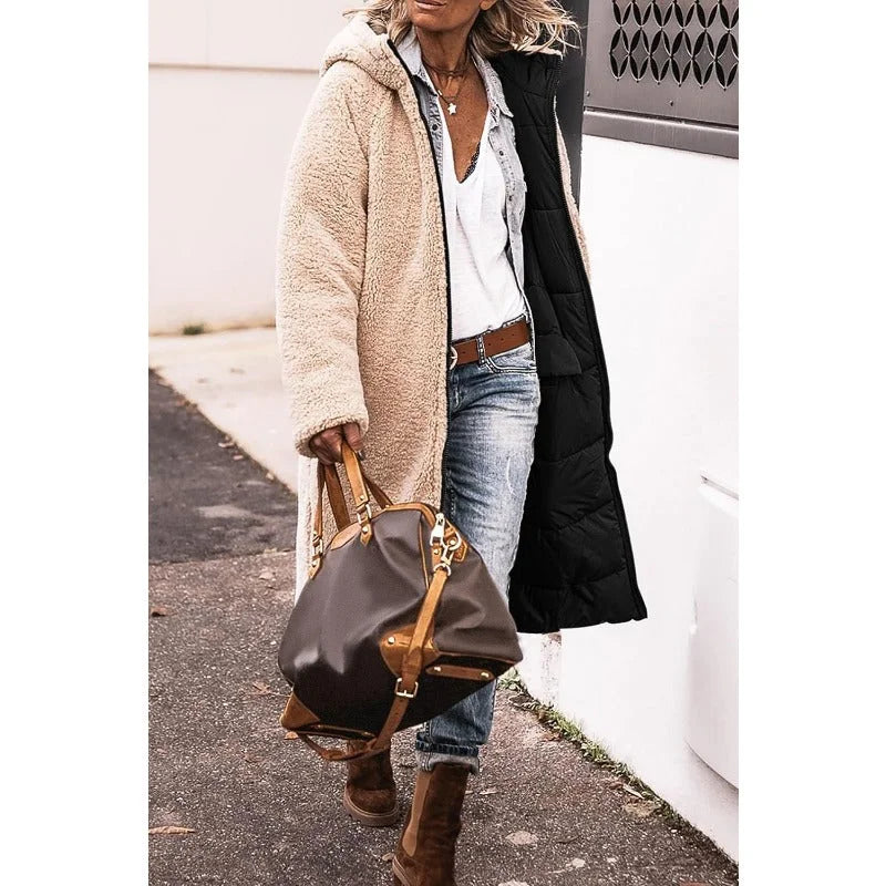 Women's Long Reversible Coat