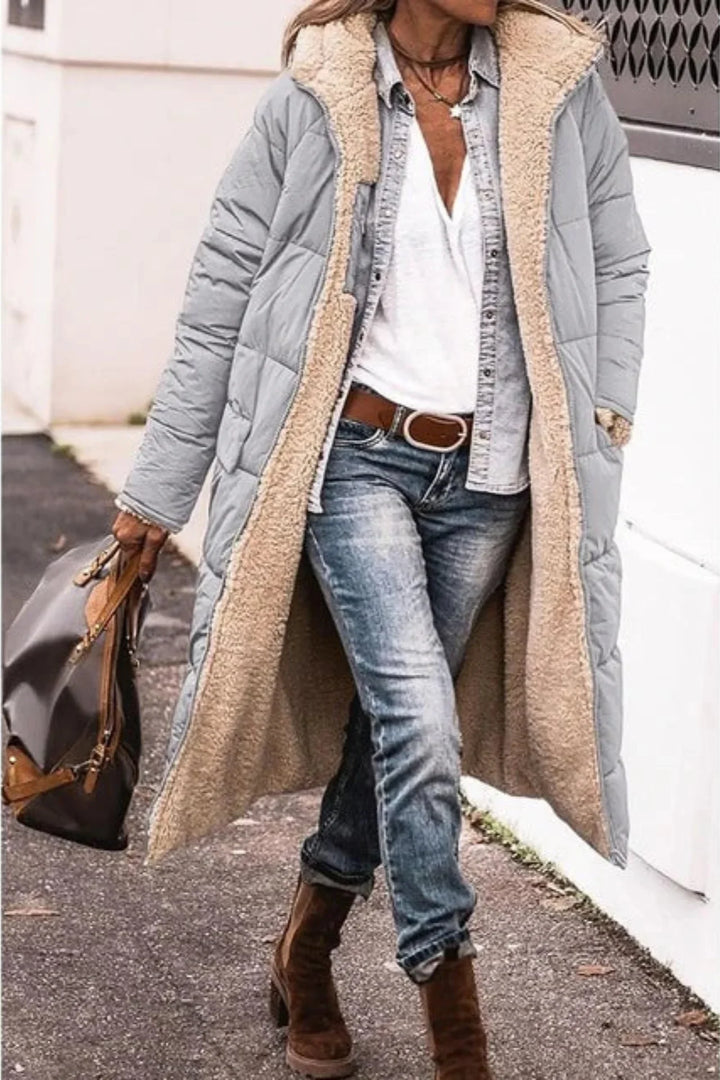 Women's Long Reversible Coat