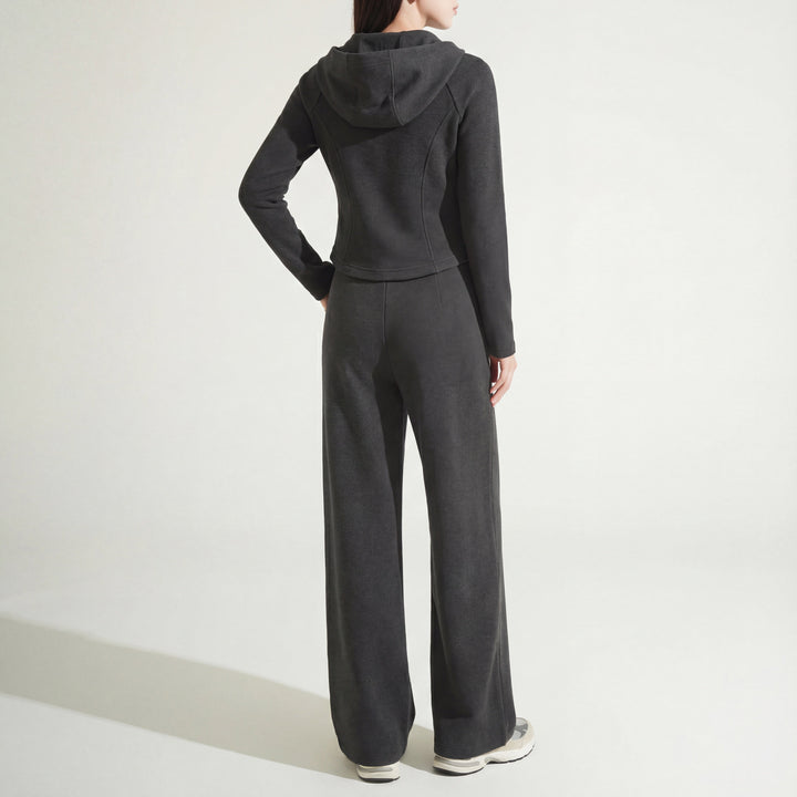 Women's Rhea Brushed Knit Set in Brown | Invictora.com