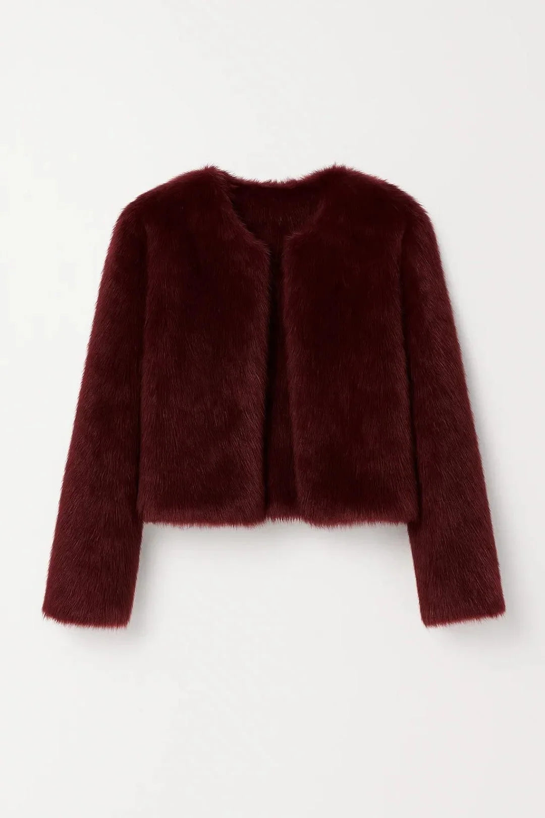 Women's Faux Fur Jacket Cropped Shrug