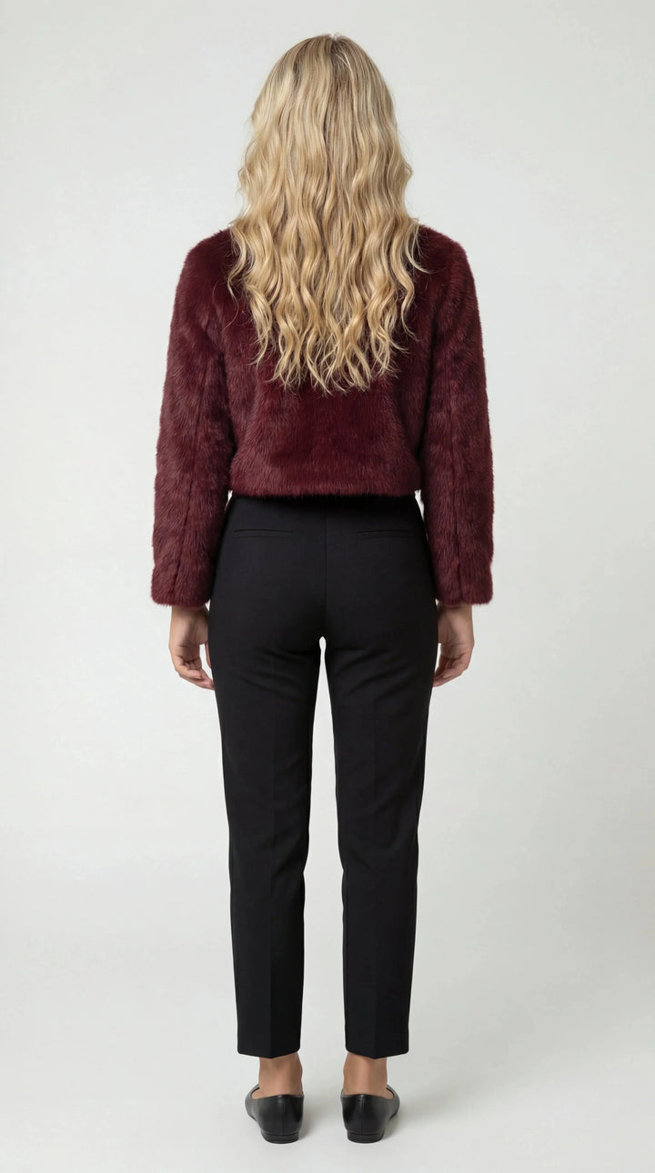 Women's Faux Fur Jacket Cropped Shrug