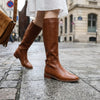 Women's Knee High Boots In Riding Style – Block Heel