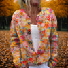 Women's Floral Print Cardigan