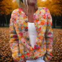 Women's Floral Print Cardigan
