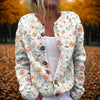 Women's Flowers Print Cardigan