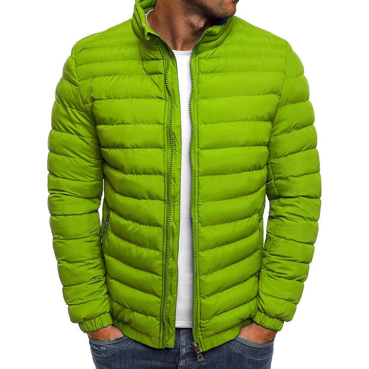 Lightweight Quilted Zip-Up Jacket with Secure Side Pockets
