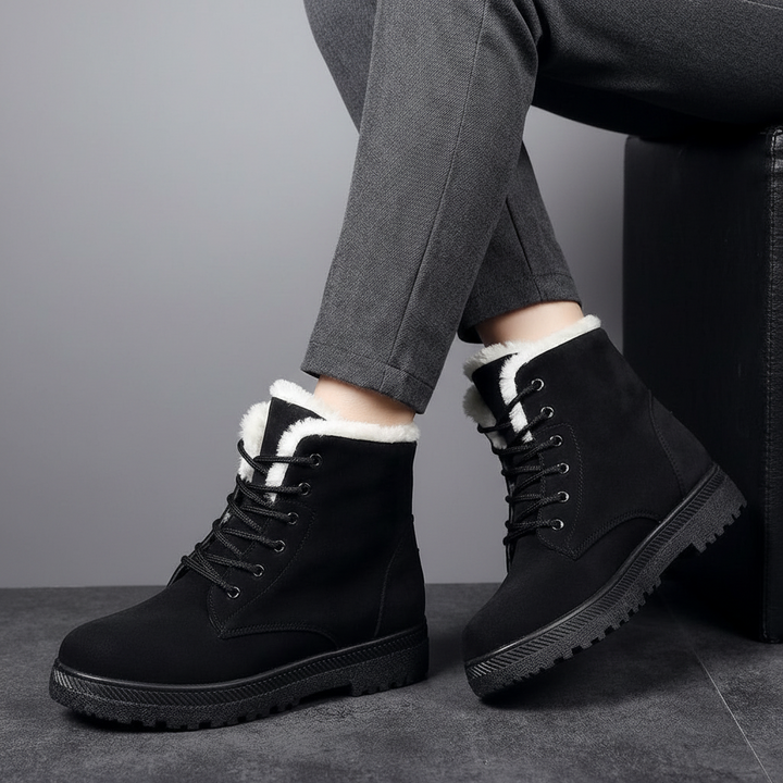 Women's Amelia Leather Ankle Boots product image | Invictora.com
