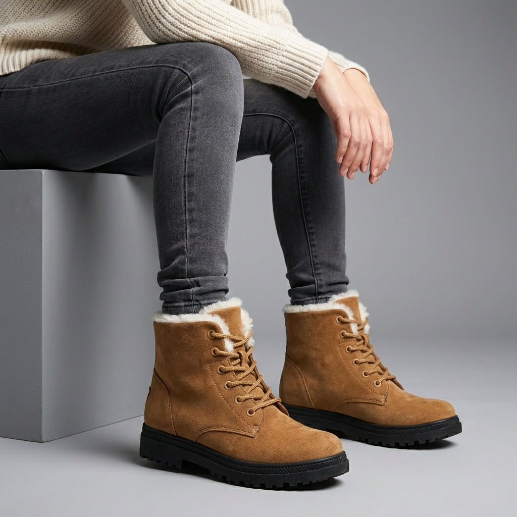 Amelia Women's Leather Ankle Boots product image | Invictora.com