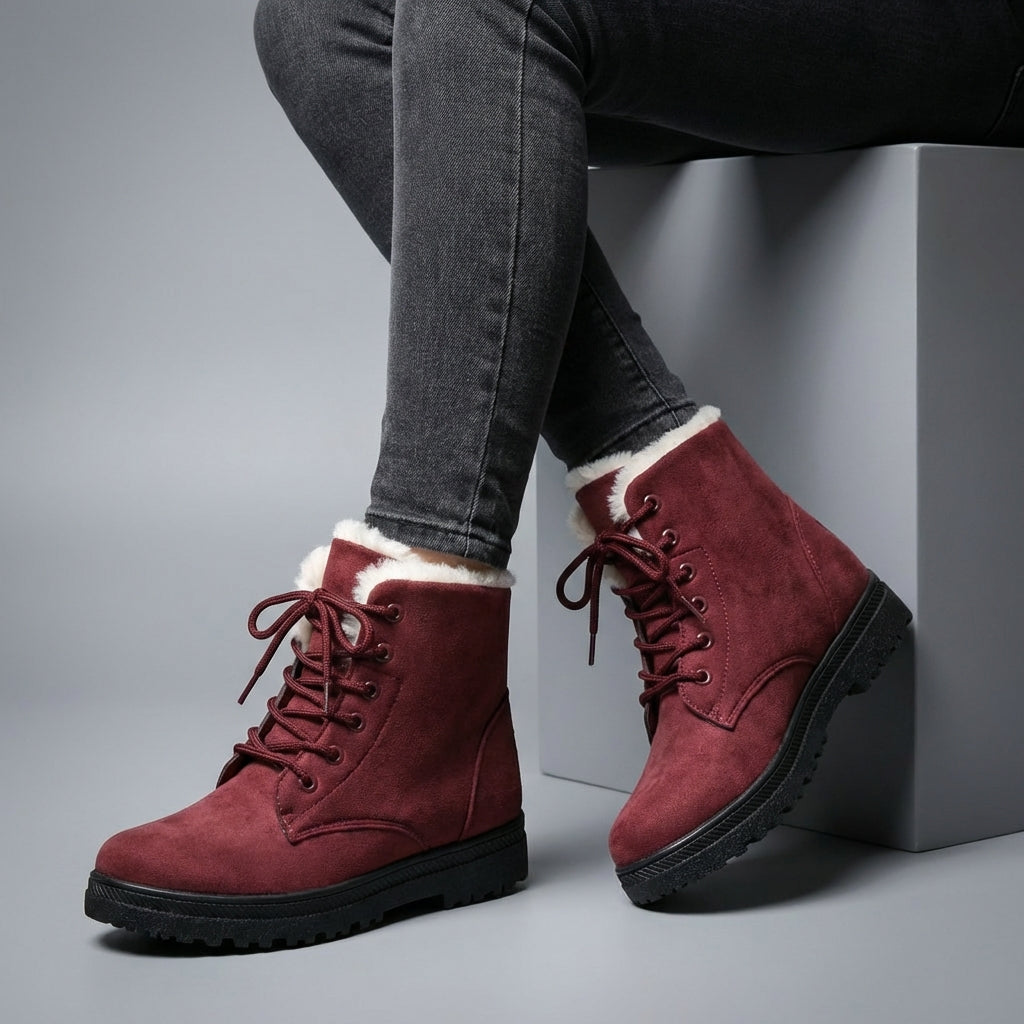 Women's Amelia Leather Ankle Boots product image | Invictora.com