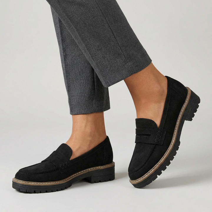 Women's Classic Comfort Loafers - Leather Look product image | Invictora.com
