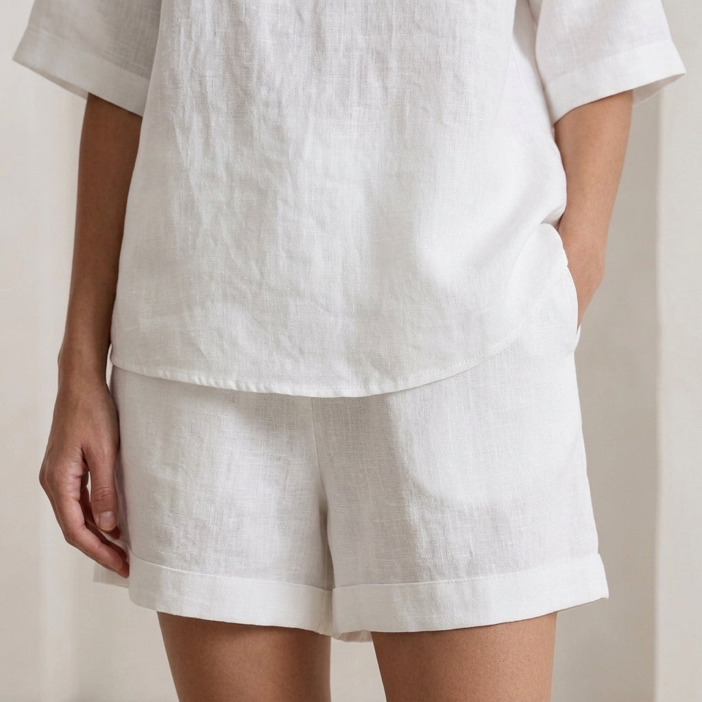 Women's Alessia Relaxed Set in Fluorescent Yellow | Invictora.com