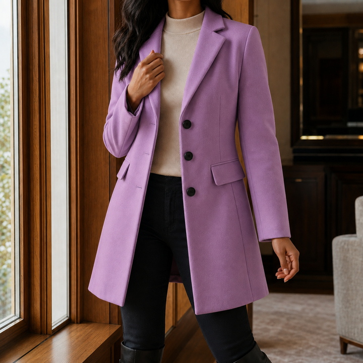 Women's Simone Tailored Coat | Invictora.com