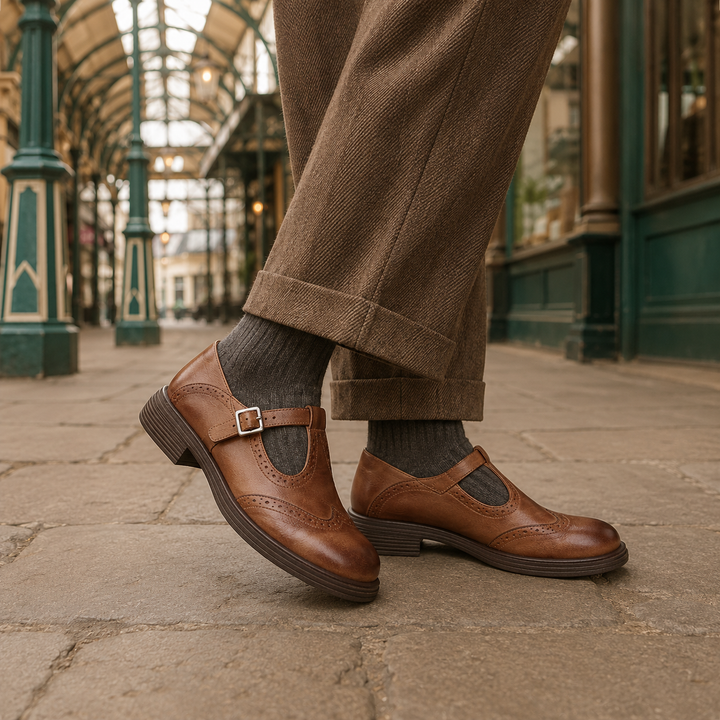 Women's Veralli Brogue Mary Janes product image | Invictora.com