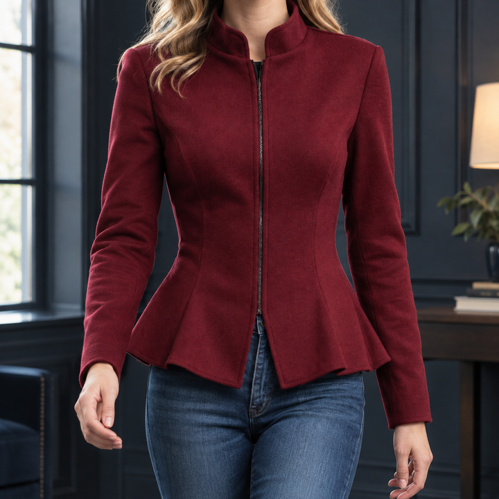 Women's Luna-Sage Peplum Jacket | Invictora.com