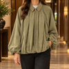 Women's Dorothea-Sage Balloon Jacket | Invictora.com