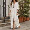 Women's Marcella Maxi Shirt Dress | Invictora.com