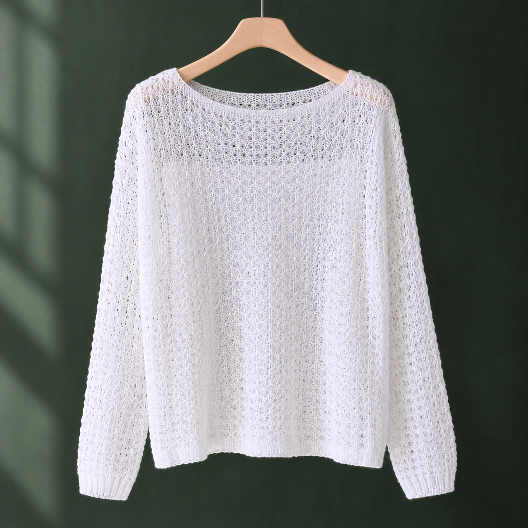Women's Lara-Jade Openwork Sweater | Invictora.com