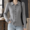 Women's Fiona-Grace Ribbed Cardigan | Invictora.com