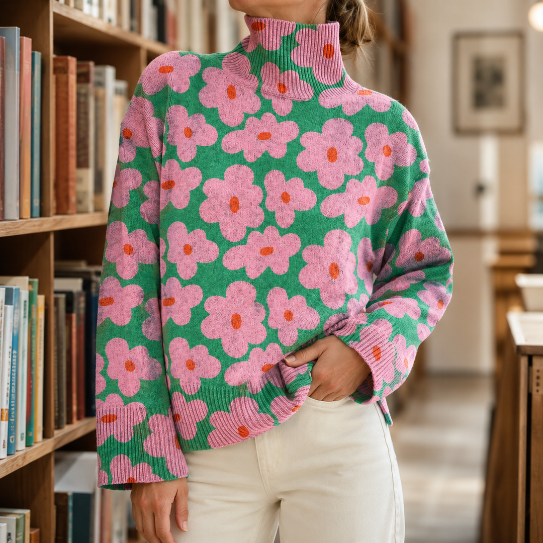 Women's Mireille-Jane Floral Sweater | Invictora.com