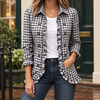 Women's Ruby-Sage Gingham Jacket | Invictora.com
