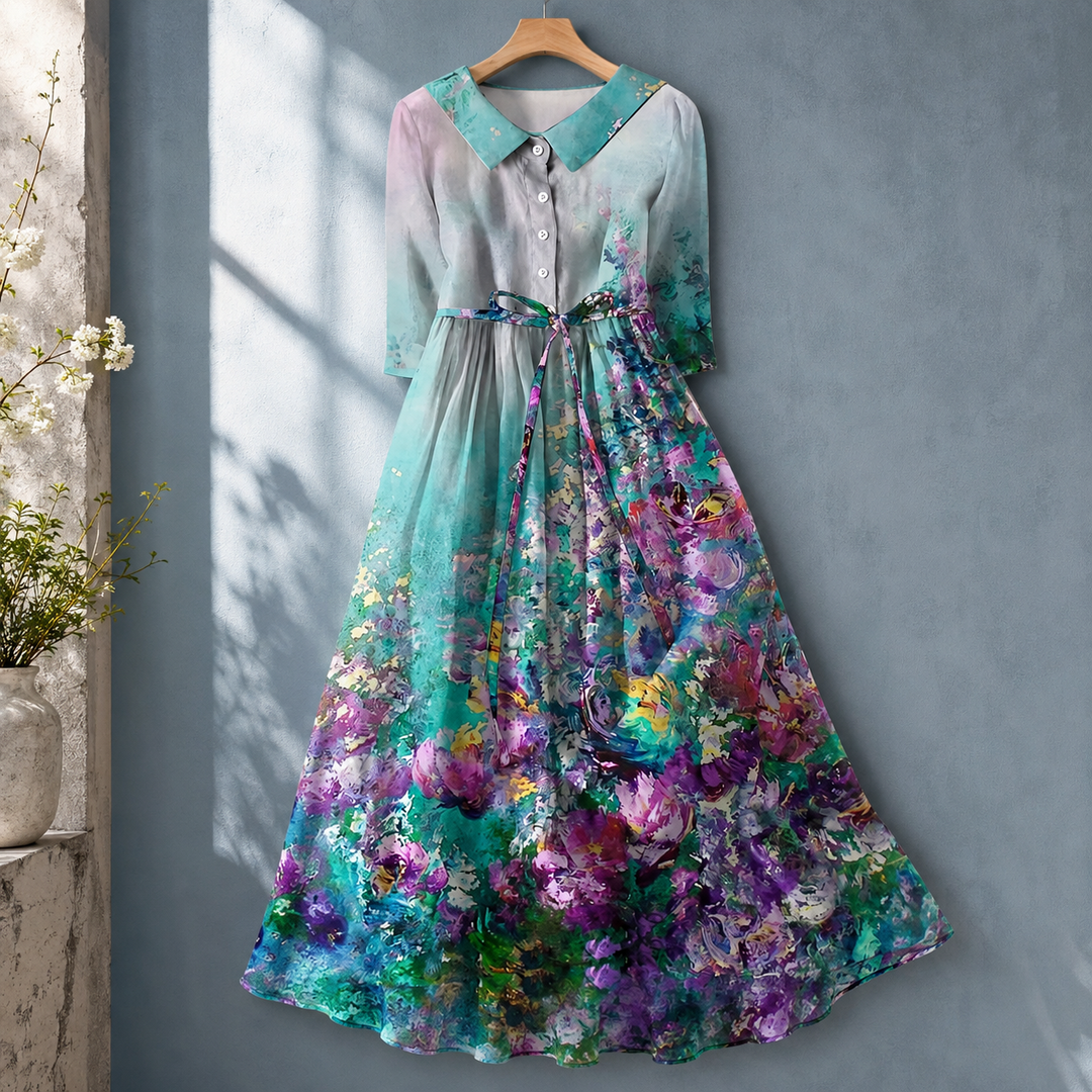 Women's Liliana-Faye Watercolour Maxi Dress product image | Invictora.com